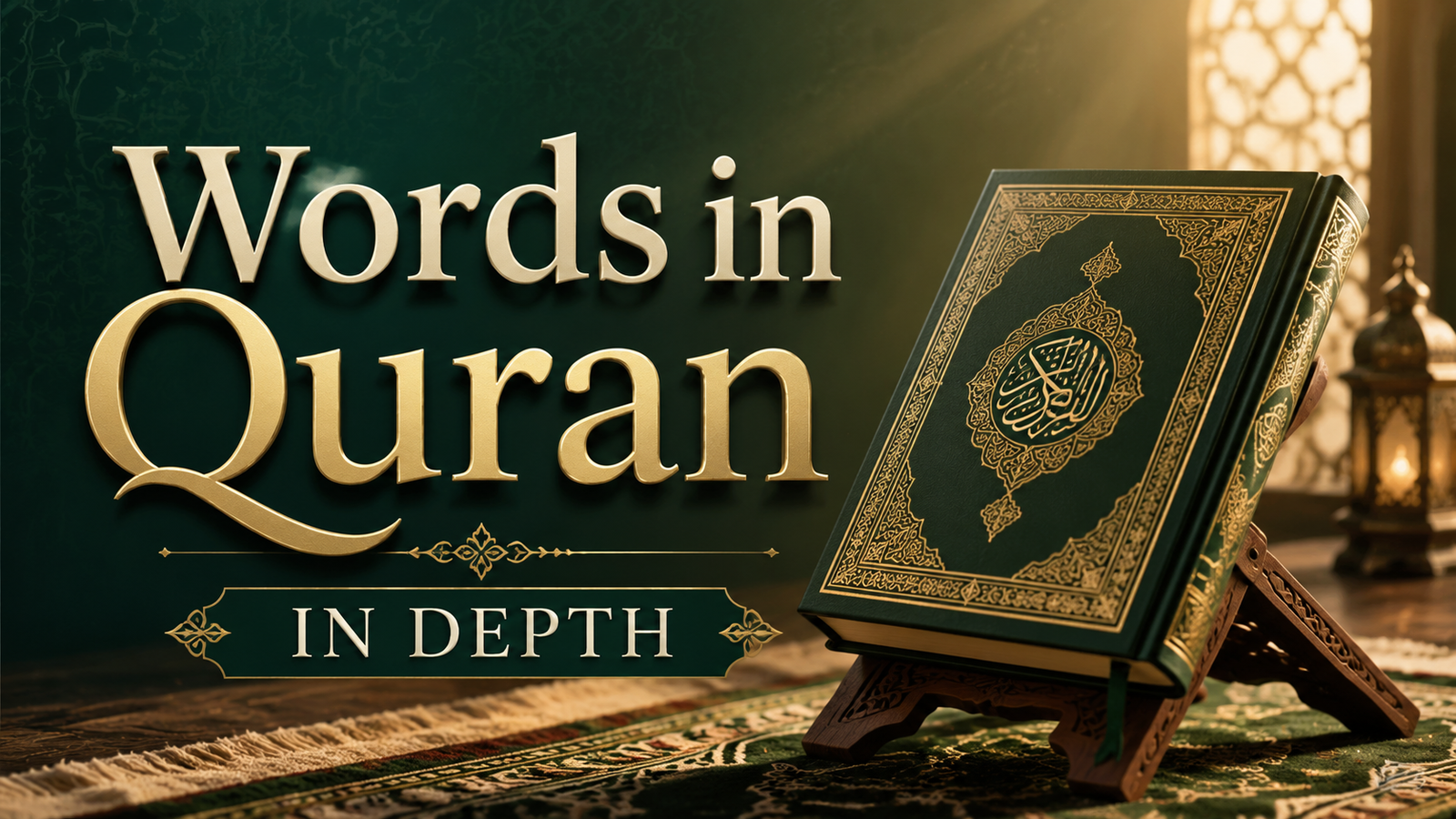 Words in Quran – IN DEPTH